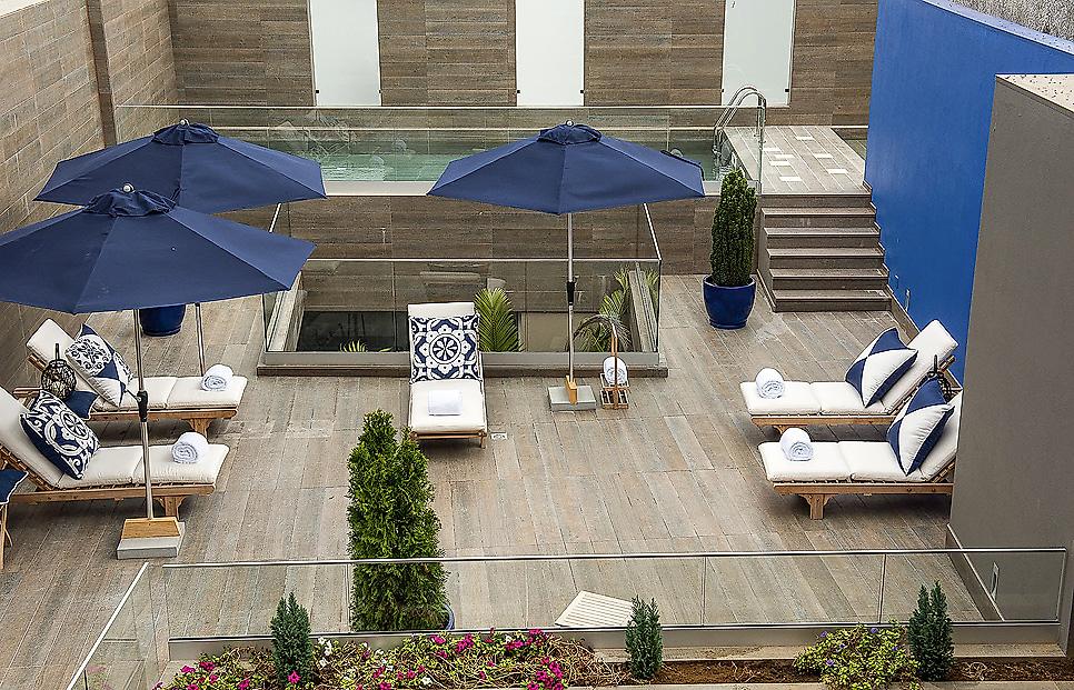 Hotel Casa Hintze Ribeiro, Terrasse