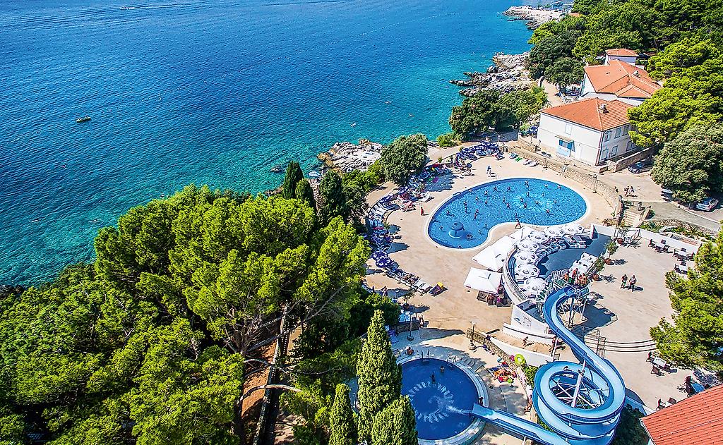 Hotel Resort Dražica – Villa Lovorka, Pool/Poolbereich