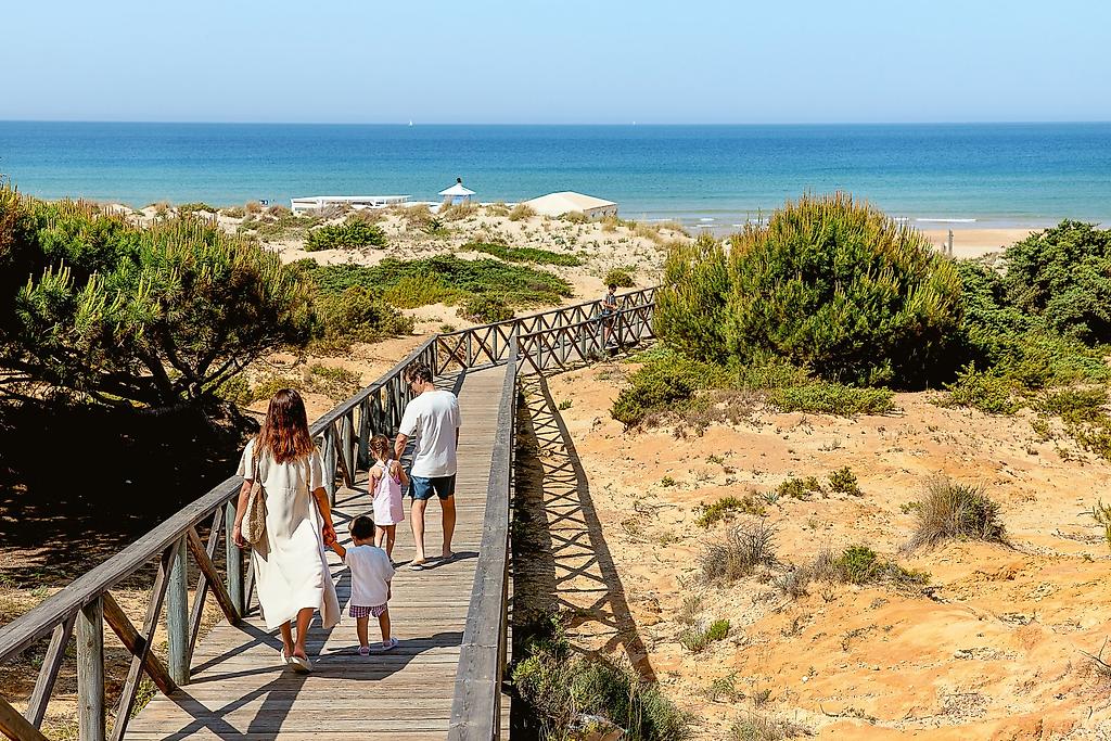 Iberostar Waves Royal Andalus, Direkter Strandzugang der Hotelanlage nahe Jerez