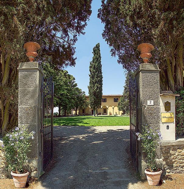 Villa Il Poggiale, Einfahrt