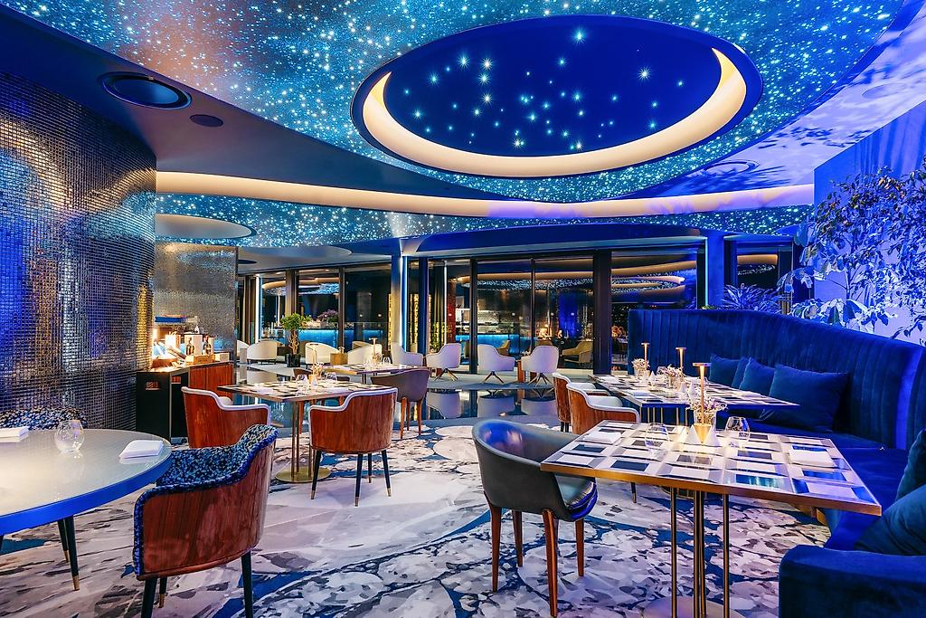 Savoy Palace, Restaurant Galaxy im Hotel in Funchal mit eleganter Einrichtung