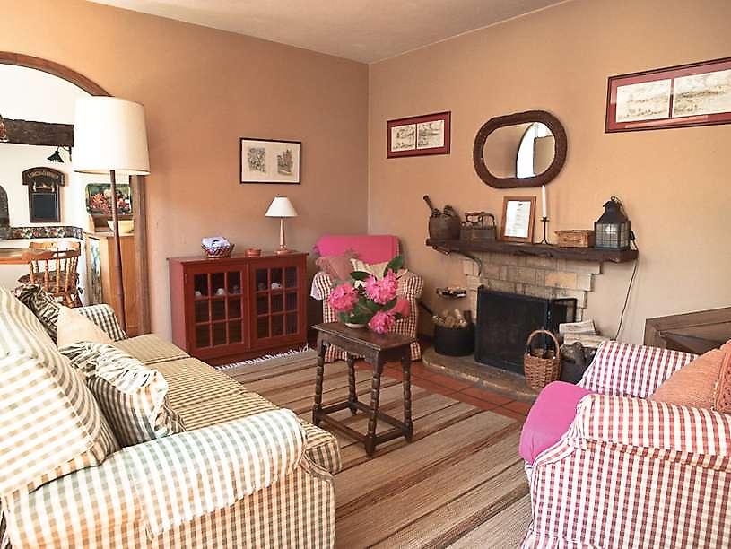 Casas Valle Paraizo, Lounge mit Kamin