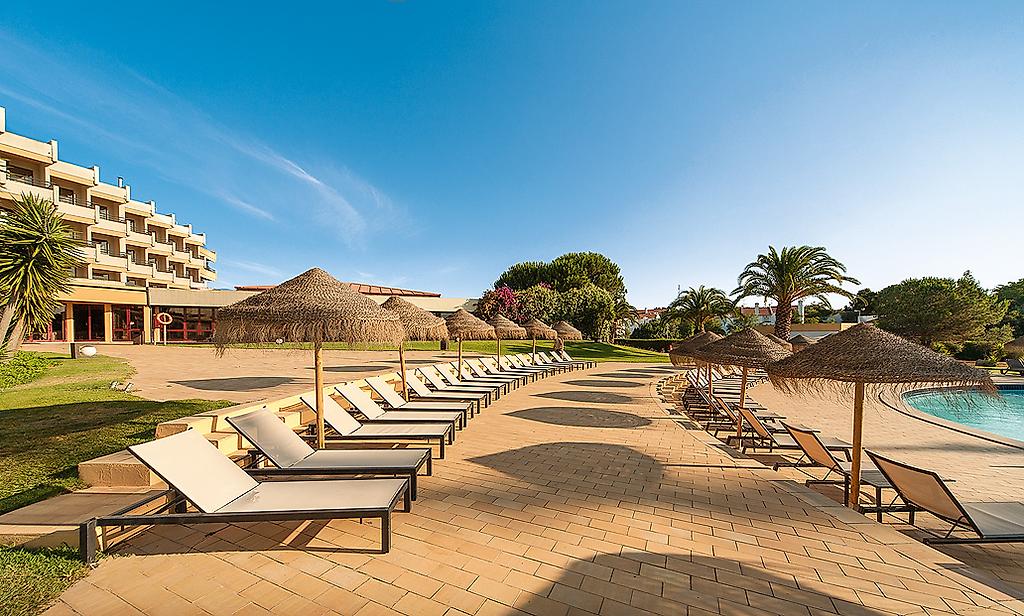 Évora Hotel, Pool Luftbild