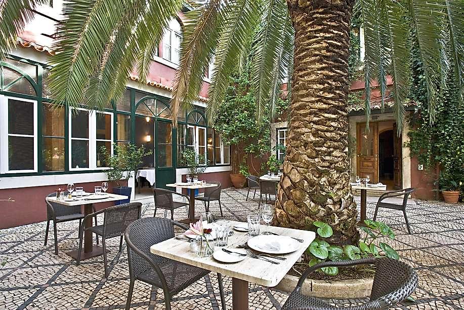 York House, Innenhof Terrasse