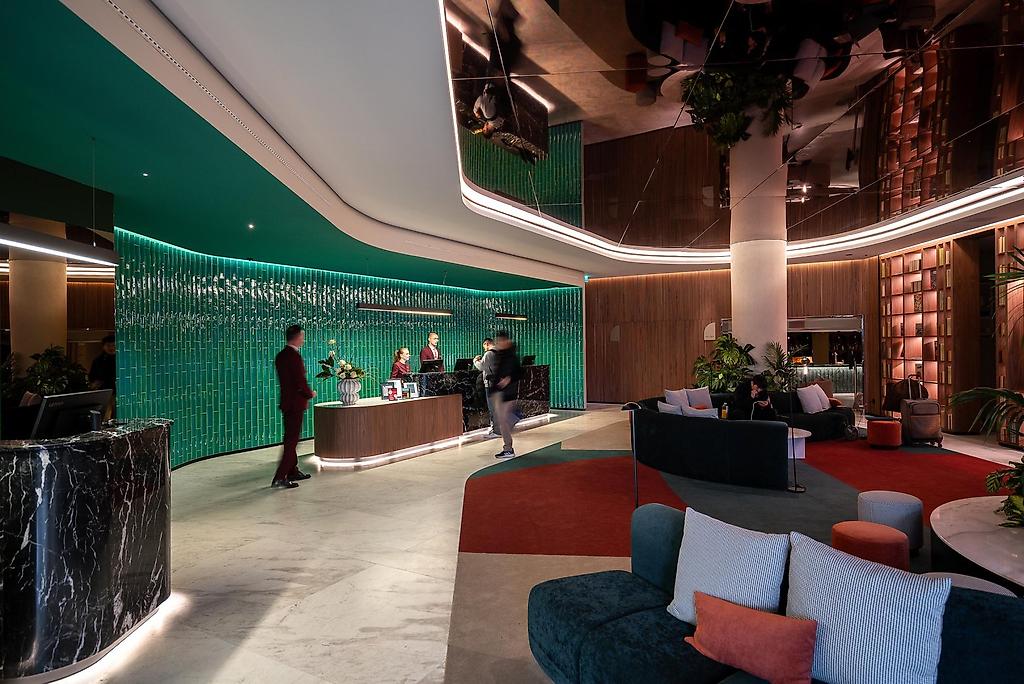 Hotel Mundial, öffentliche Bereiche