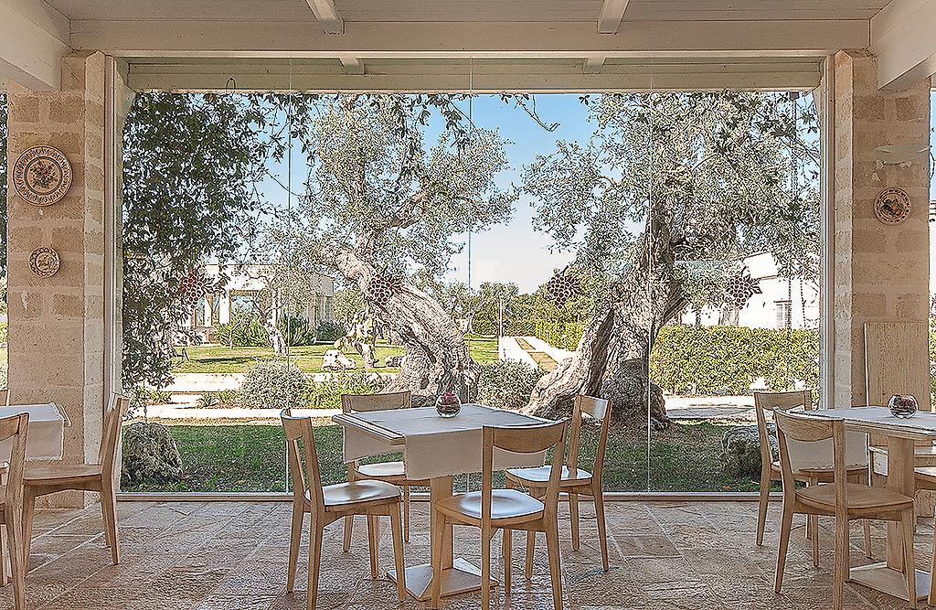 Masseria Torre del Diamante, Restaurant/Gastronomie