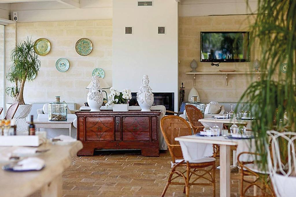 Masseria Torre del Diamante, öffentliche Bereiche