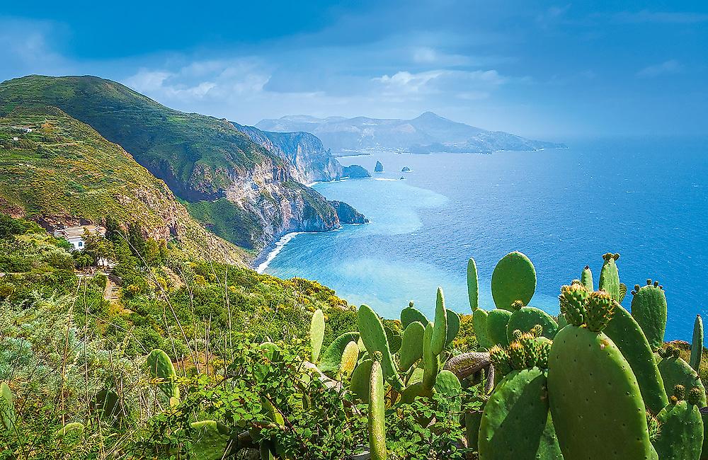 Insel Vulcano auf den Liparischen Inseln