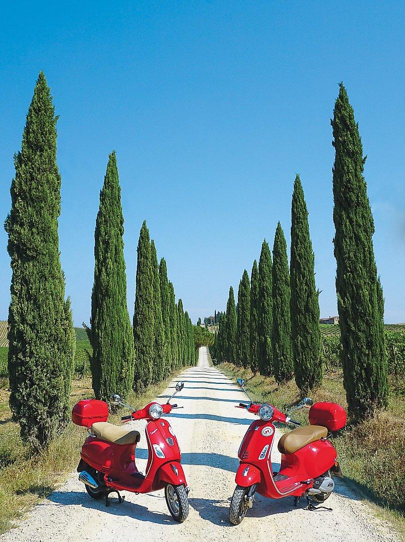 La bella Italia mit der Vespa - Toskana
