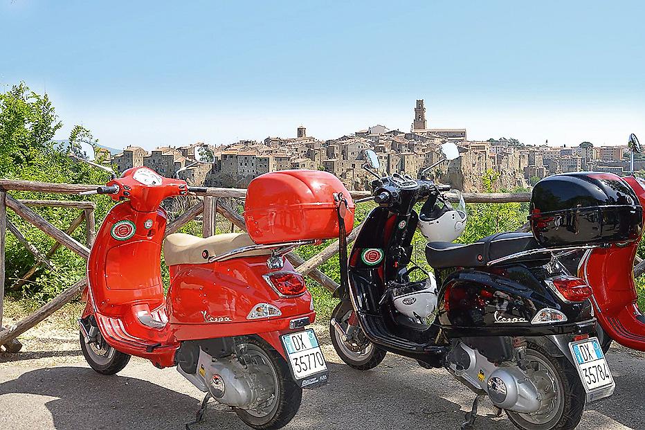 La bella Italia mit der Vespa - Toskana 3
