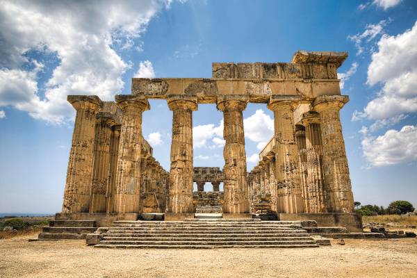 Selinunte Tempel in Sizilien