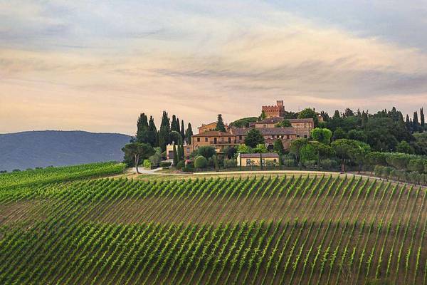 Borgo Tre Rose Hügel grüne Landschaft
