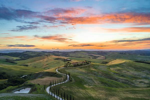 San Quirico d'Orcia Toskana Italien
