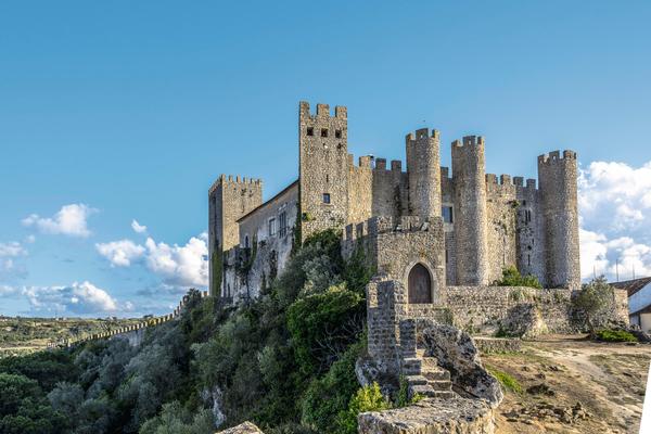 Gebäude in Óbidos, Portugal