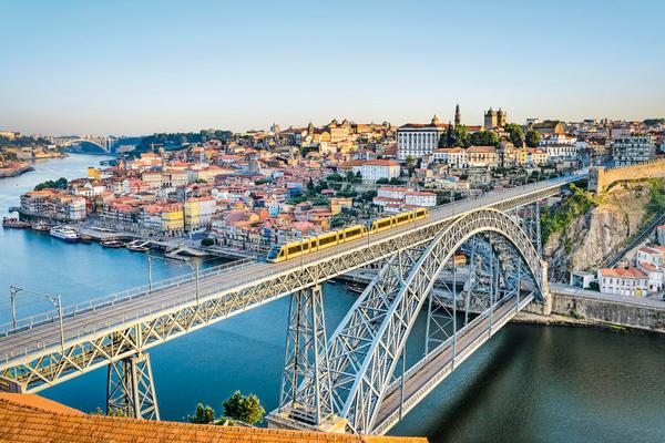 Ribeira Ponte Dom Luis Brücke Altstadt Porto
