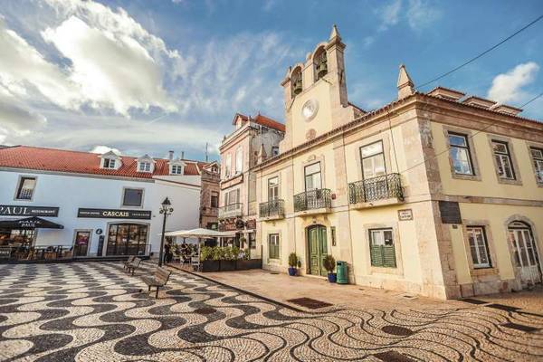 Stadtzentrum von Cascais, Portugal