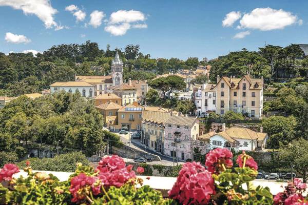 Stadt von Sintra in Portugal