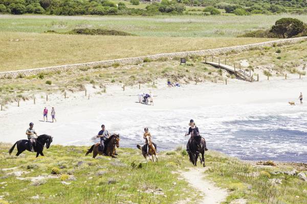 Reiter auf Menorca, Spanien