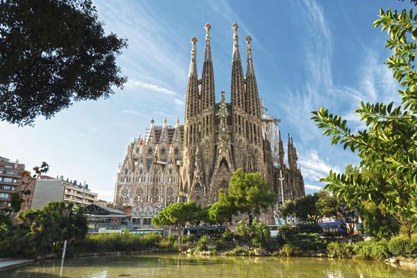 Ausblick auf Sagrada Familia Aussicht auf Sagrada Familie - Sehenswüridkeitn