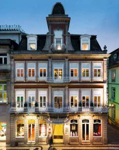 Grande Hotel do Porto, Fassade bei Nacht