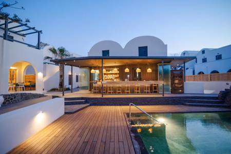 Scorpios Beach Santorini, Restaurant/Gastronomie