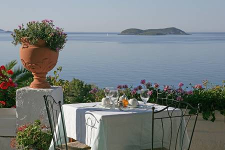 Andros Holiday Hotel, Restaurant/Gastronomie