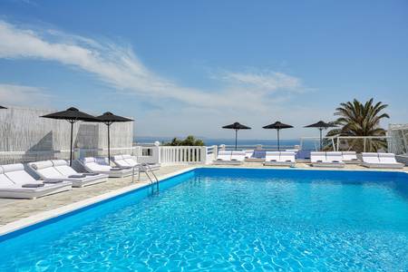 Mr & Mrs White Tinos, Pool/Poolbereich Mr & Mrs White Tinos, Pool/Poolbereich