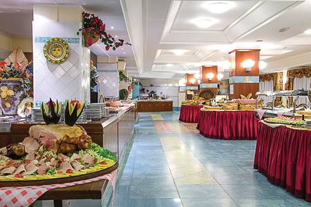 Hotel Caesar Palace, Buffetrestaurant des Hotels mit Speisebereich für Gäste