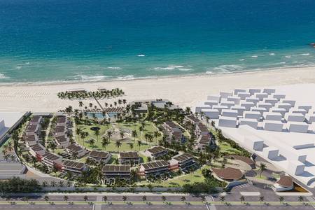 VOI Vila Do Farol Resort, Außenansicht des modernen Hotelgebäudes mit seiner charakteristischen Architektur.