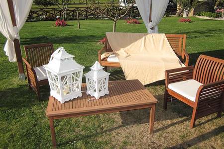 Casas Novas Countryside Hotel Spa, Garten Sitzgelegenheit