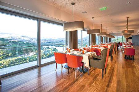 Delfim Douro Hotel, Restaurant mit Panoramafenster