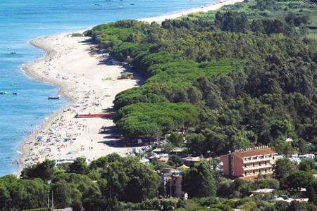 Hotel Mediterraneo, Blick auf den Strand