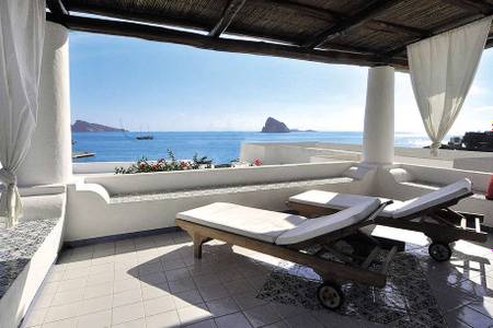 Hotel Lisca Bianca, Sonnenterrasse