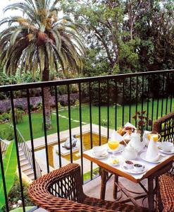 Quinta da Bela Vista, Balkon mit Gartenblick