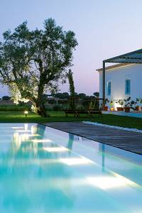 Herdade da Malhadinha Nova Country House & Spa, Pool bei Nacht