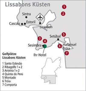 SANA Sesimbra Hotel, Karte/Lageplan