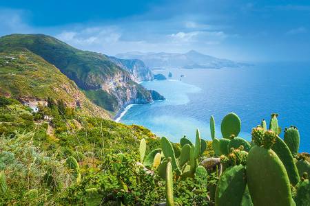 Insel Vulcano auf den Liparischen Inseln