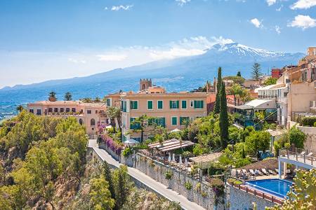 Taormina und Ätna auf Sizilien