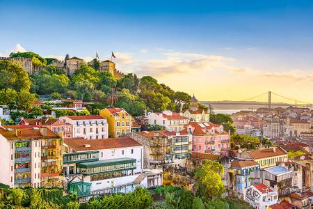 Blick auf Lissabon