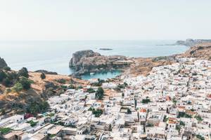 Blick auf Rhodos-Stadt, Griechenland