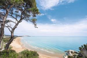 Gargano Strand Apulien Vieste Meer Urlaub