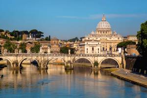 Basilica di San Pietro - Petersdom in Rom Stadt Brücke
