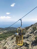 Seilbahn, Elba, Italien