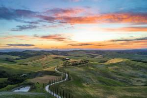 San Quirico d'Orcia Toskana Italien