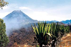 Blick auf den Vulkan Pico do Fogo