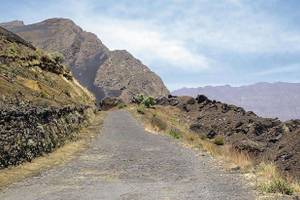 felsige und bergige Landschaft Fogo Kapverden