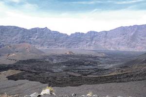 Vulkanische Landschaft auf Fogo