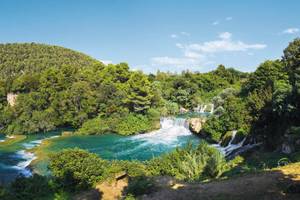 Nationalpark in Krk Wasserfall
