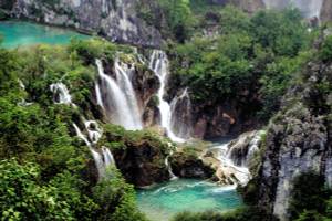 Wasserfälle Plitvicer Seen Kroatien