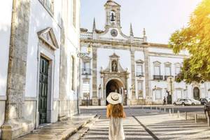 Kirche in Faro, Portugal